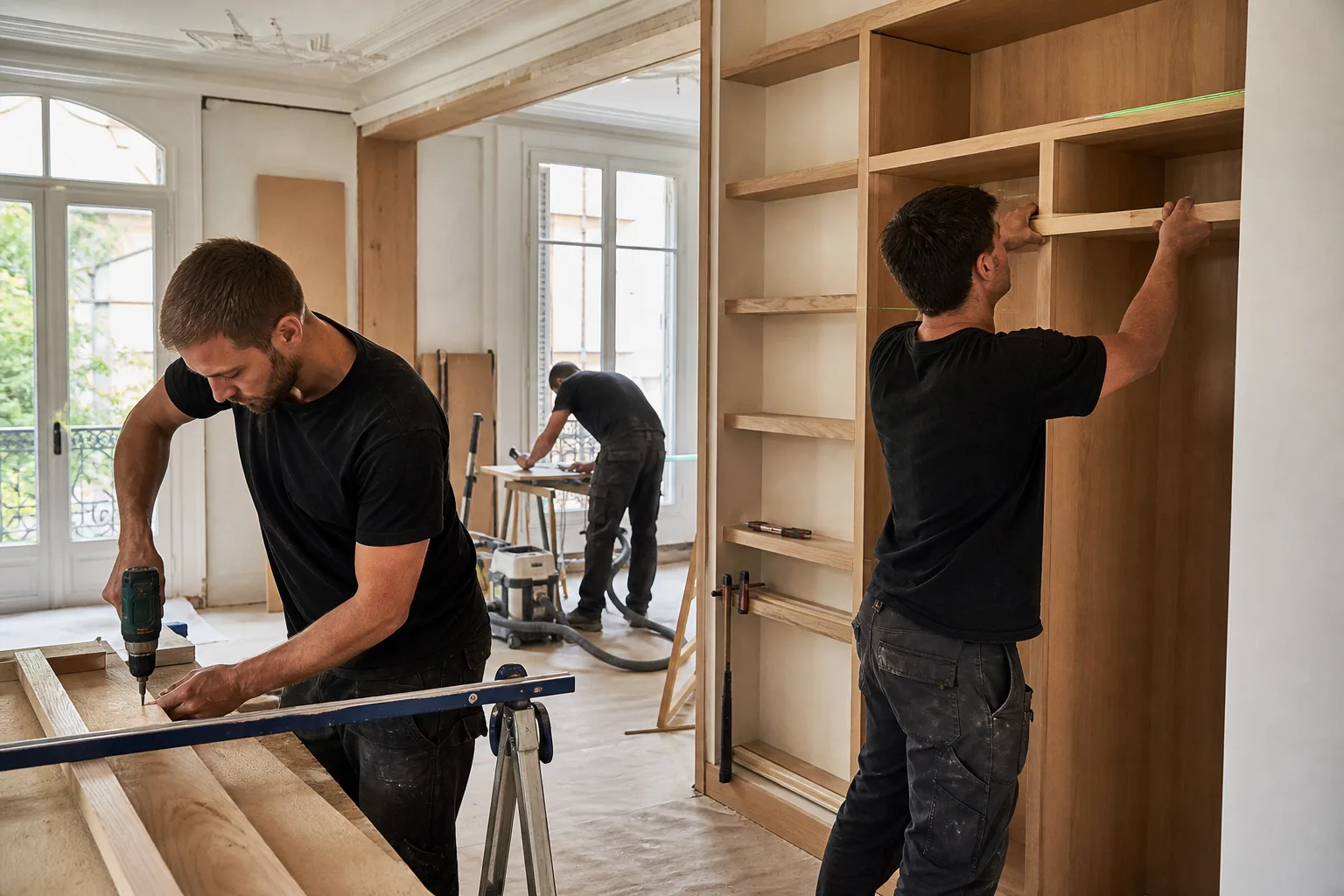 menuiserie intérieure Nice — Menuiserie intérieure sur mesure